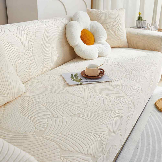 사계절용 고탄력 소파커버 소파덮개 3인 4인용, 1개, 베이지