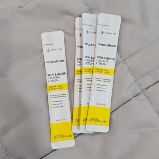 [정품] 온그리디언츠 스킨 베리어 카밍 로션 ongredients 여행용로션 휴대용, 5개, 4ml