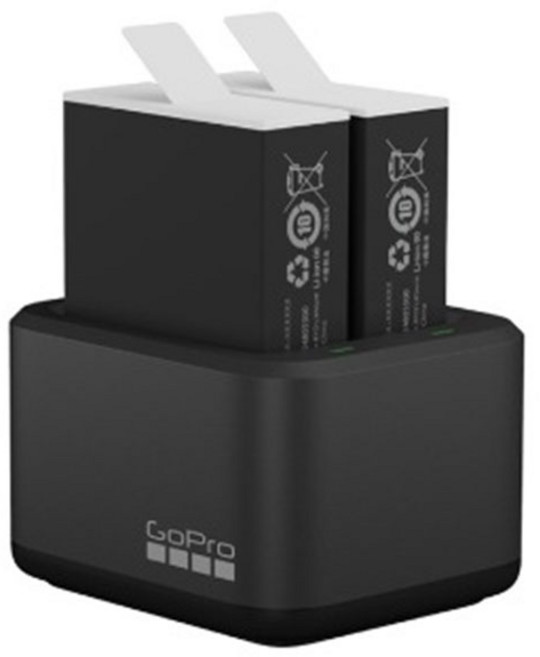 고프로 정품 히어로10 9 듀얼충전기+엔듀로 배터리, 1개