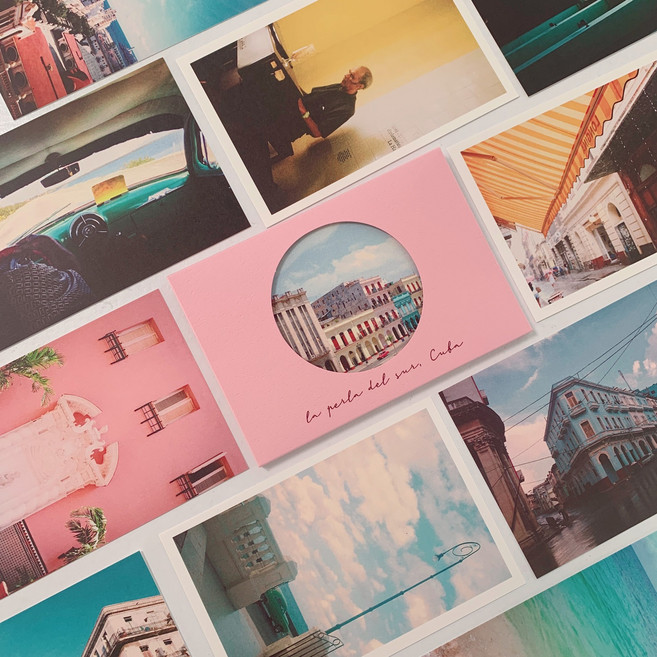 인테리어 감성 엽서 포스터 12장 set / 남미 쿠바 여행 빈티지 무드 벽 장식 책상 꾸미기, 엽서세트