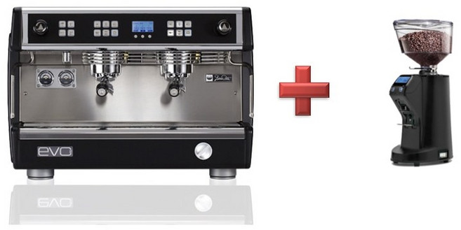 달라코르테 에보2 EVO2 2G 2그룹 반자동 커피머신 + 노바 시모넬리 MDXS On Demand 신형 자동 커피그라인더 / 서울 경기 인천 설치