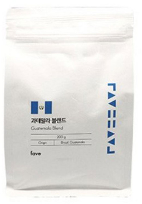 페이브 과테말라 블랜디드 원두, 1개, 200g, 홀빈(분쇄안함)