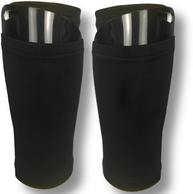 디오두 정강이보호대 축구양말 패키지, 1세트, 블랙