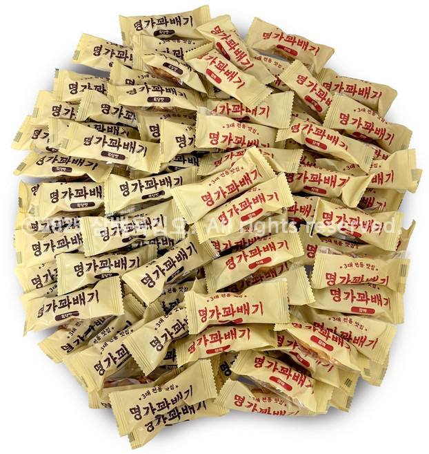 명가꽈배기 참깨맛 흑당맛 반반세트 6.6g 140개