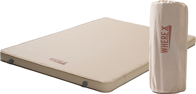 웨어엑스 자충 에어 매트 10cm, 베이지