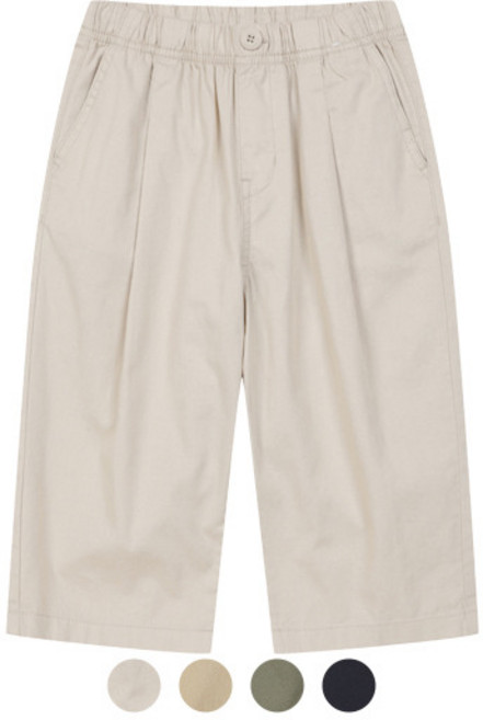 탑텐키즈 탑텐키즈 남아 코튼 7부 배기 팬츠_MKD2PH1012