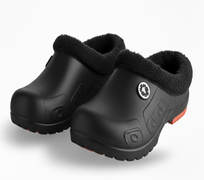 따뜻한 방수방한화 발등포근한털신 미끄럼방지논슬립 실내외겸용