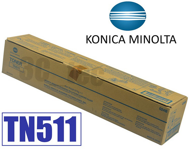 KONICA MINOLTA 碳粉 TN511 原廠 適用於 360 361 420 500 401 501, 1個, TN511單支碳粉 KONICA
