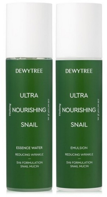 듀이트리 울트라 너리싱 스네일 영양 달팽이 스킨 토너 150ml + 에멀젼 로션 150, 1세트