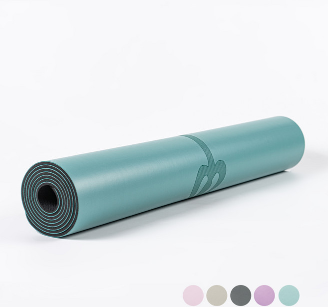 Homey Nest 요가매트 PU 천연고무 고급 안밀리는 방음 충격방지 필라테스매트 HN-YGMPUMS61A, 1개, 제스퍼 그린