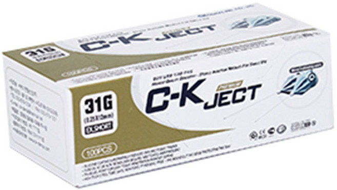 CK덴탈산업 치과용 일회용 주사기 31G 12mm 2박스 | 세이프메디, 2세트