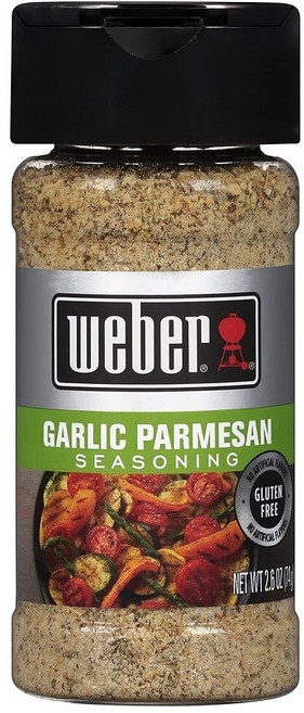 Weber 마늘 파마산 시즈닝 73.7g(2.6온스)145214, Garlic Parmesan, 1