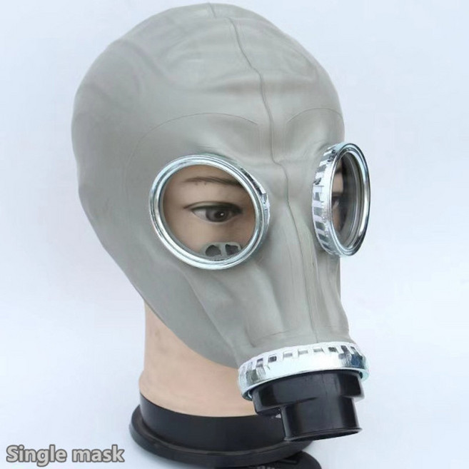 전쟁방독면 군용방독면 화생방방독면 2 in 1 화학 가스 마스크 인공 호흡기 클래식, 1개