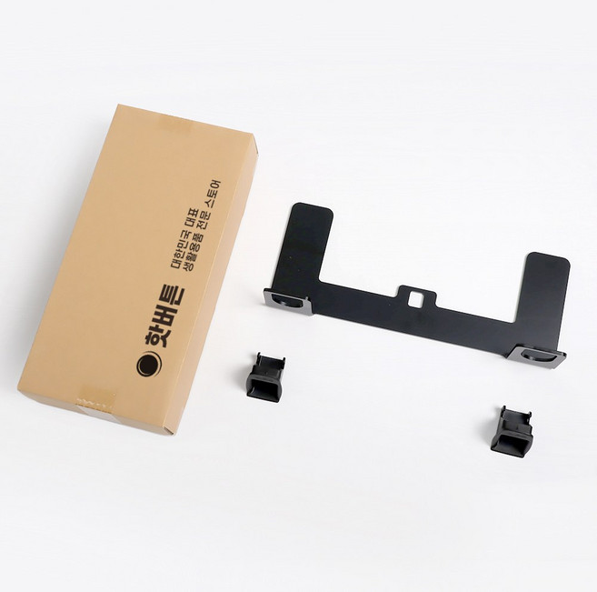 핫버튼 아이소픽스 브라켓 B타입, 1개, 블랙