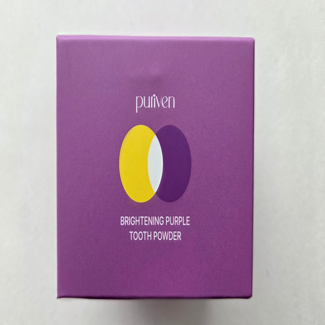 퓨리븐 퍼플 가루 치약 보색브라이트닝 가루 치약 사은품 피쉬콜라겐 펩타이드 1포 증정, 40g, 1개