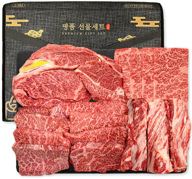 푸드지 마장동 최고급 한우 1++ 투쁠 선물세트 2호, 1세트