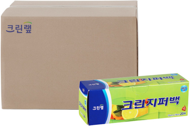 크린랲 크린지퍼백, 미니(XS), 20개입, 30개