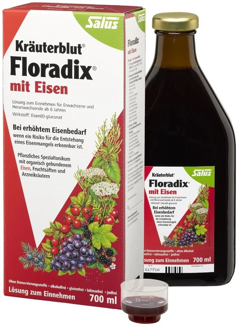 잘루스 허브 플로라딕스 철분 드링크, 1개, 700ml - 쿠팡