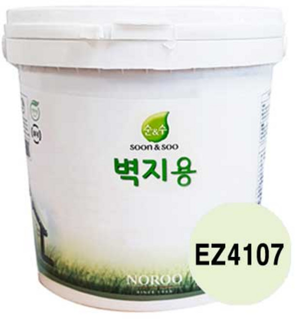 순앤수 벽지용페인트 2L 에그쉘광 친환경 벽면 곰팡이방지, EZ4107, 1개