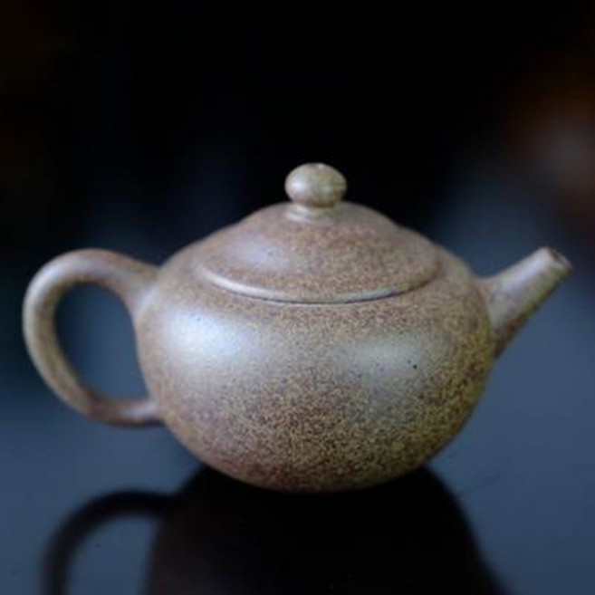 茶壺, 柴燒小品紫砂壺黃龍山原礦紫泥手工精湛宜興正品紫砂壺收藏1入 -, 1個, 1L