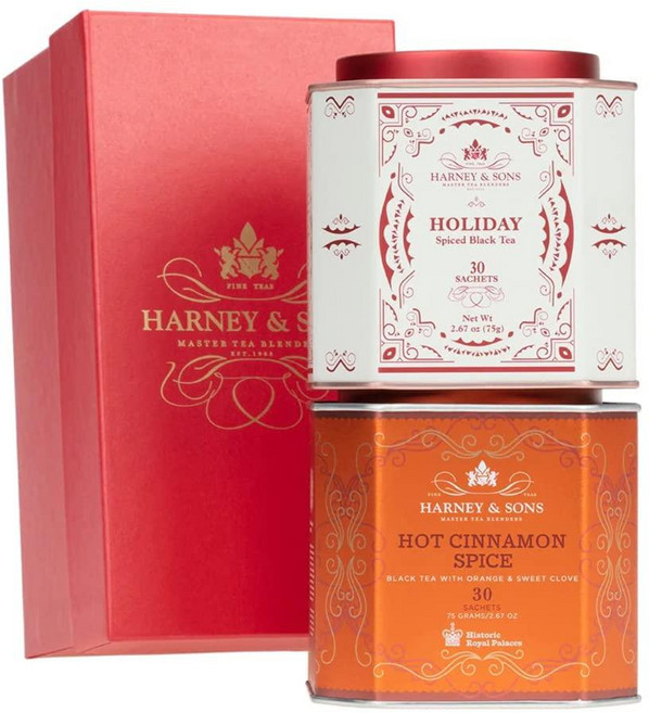 Harney & Sons 스파이스 듀오 선물 차 애호가를 위한 선물, Harney & Sons 스파이스 듀오 선물, 차 애호, 500ml