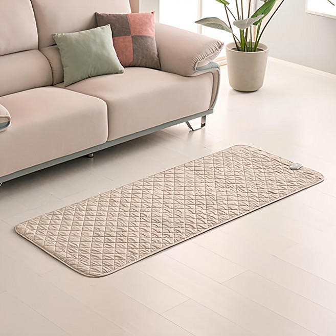 곰표한일 EMF 카본 탄소매트 전기장판 MSP-F75GY, 베이지그레이, 미니싱글(67.5 x 180 cm)