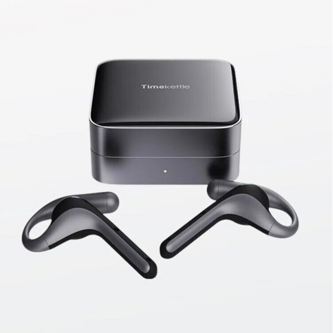 [트루펙트] Timekettle 타임케털 W4pro 실시 동성통역 이어폰 회의 외국어 공부 AI 통화 설비 변역기 관부가세포함, 블랙