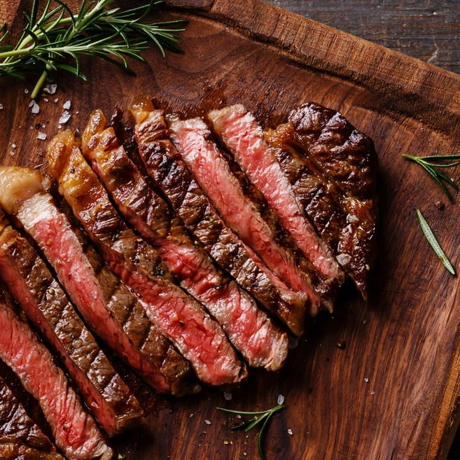 한우1++ 채끝스테이크 200g, 1개