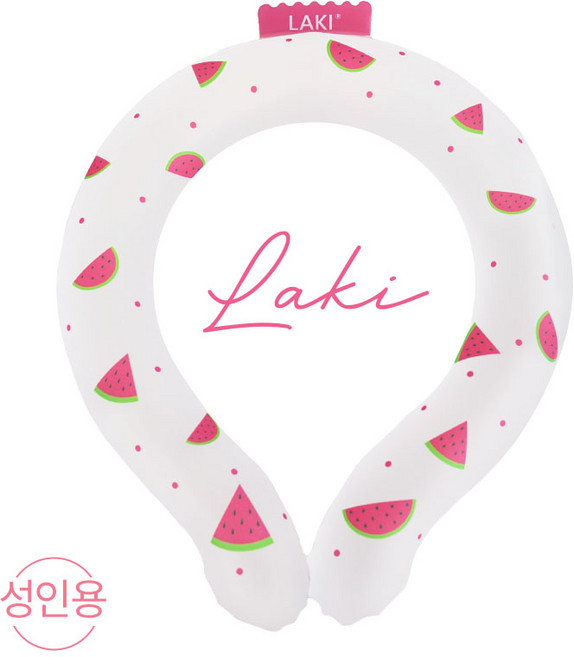 Laki 라키 아이스 넥쿨러, 투명수박, 1개