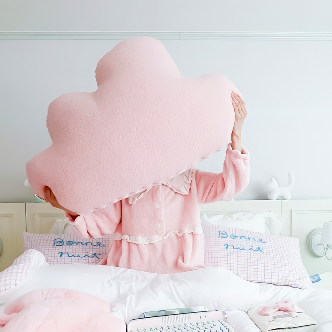 소하임 밀크몽 구름 대형 등쿠션, 크림베리