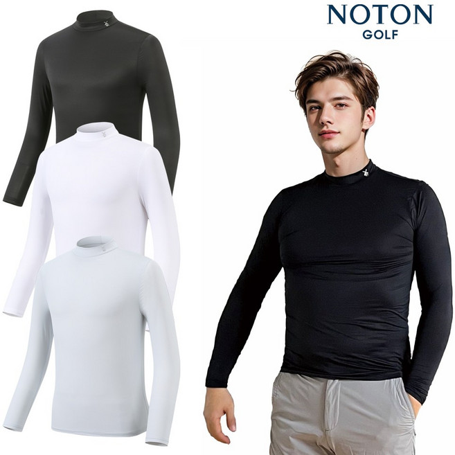 노튼골프 남성 냉감 골프 이너 티셔츠 NTASMT2401