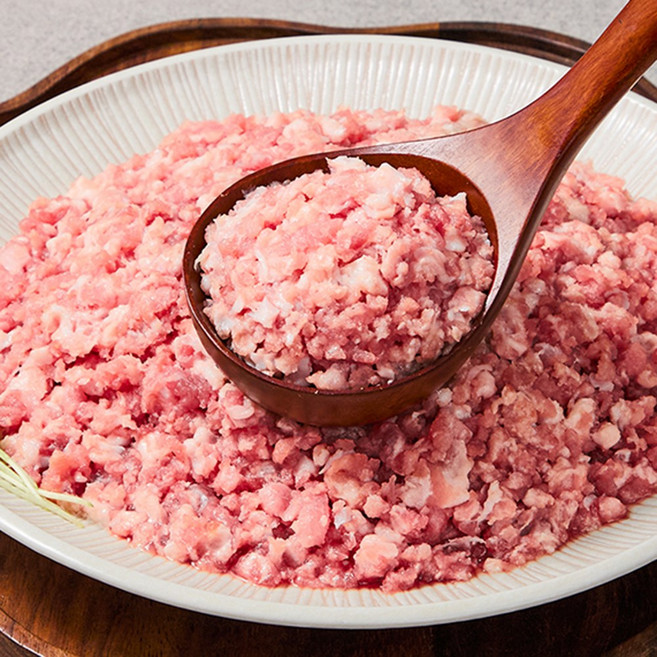 100% 한돈 돼지 다짐육 민찌 동그랑땡 만두 속 마파두부 찌개용 뒷다리살 1kg, 한돈 다짐육, 1박스