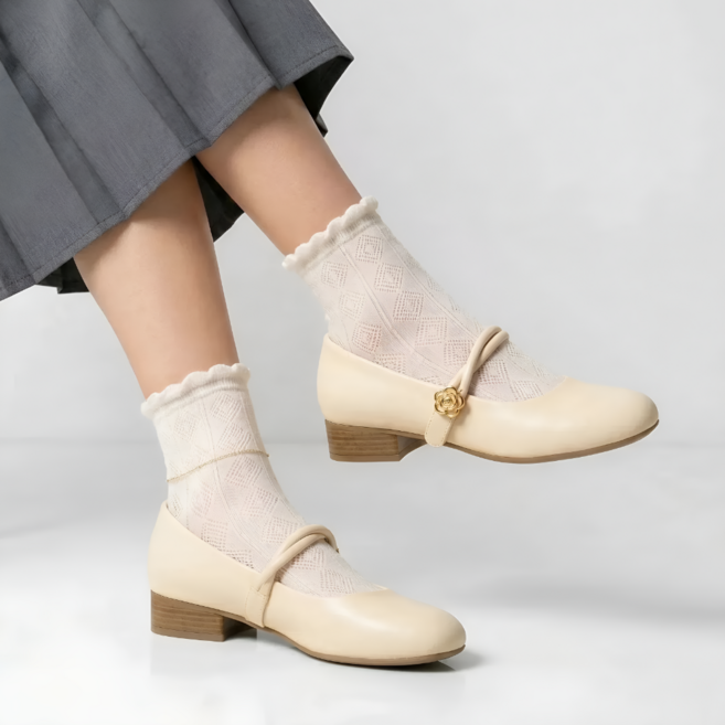 디아망 아멜리에 메리제인 소프트 플랫슈즈