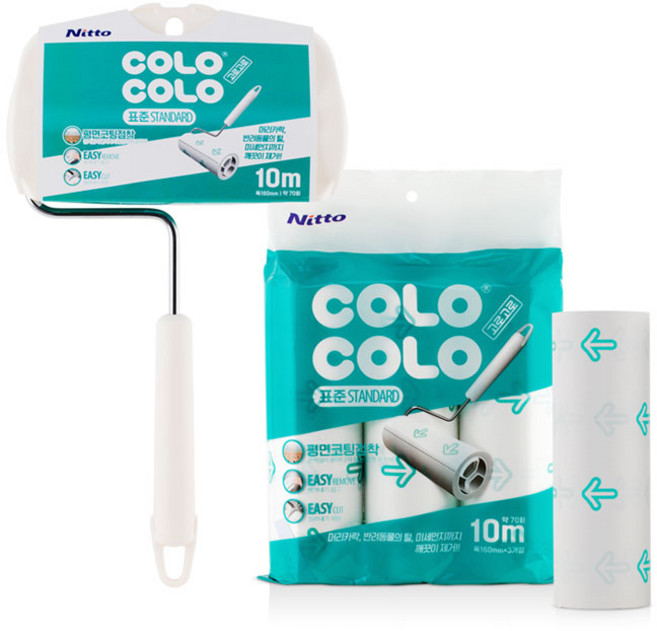 고로고로 테이프크리너 표준본체+리필1세트(3p), 1세트