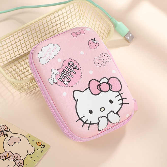 모모상점 스마트 정리 하드 파우치 캐릭터 다용도파우치