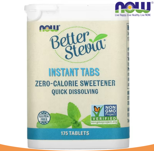 나우푸드 나우푸드 베터스테비아 제로 칼로리 스위트너 인스턴트 타블렛 글루텐 프리 무지방, 1개