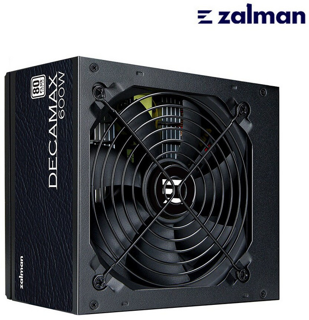 잘만 DecaMax ET 600W 80PLUS 스탠다드 파워서플라이 ATX 정격 600W 가성비 PC파워, DecaMax ET 600W 80PLUS스탠다드