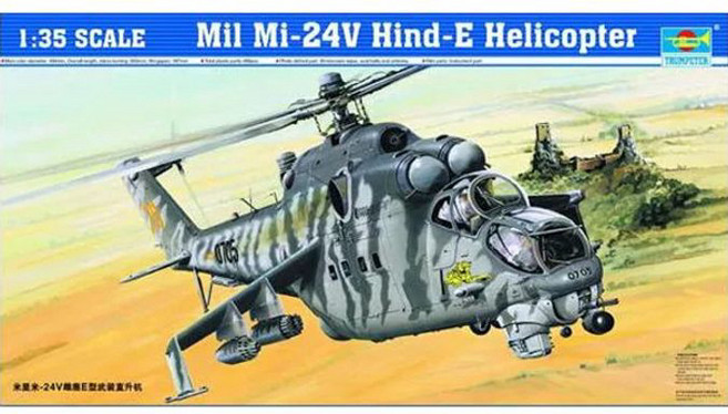 헬리콥터프라모델 1/35 Mi-24V HIND-E, 1개