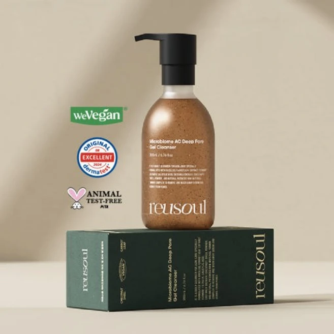 리유스올 마이크로바이옴 아크 딥 포어 여드름 젤클렌저, 1개, 200ml - 쿠팡