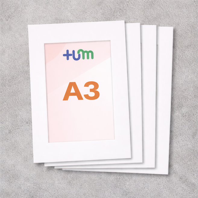 하스몰 액자용 매트보드 사진 여백 내지 속지, 4개