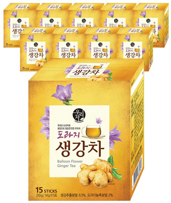 송원 도라지생강차, 14g, 15개입, 10개