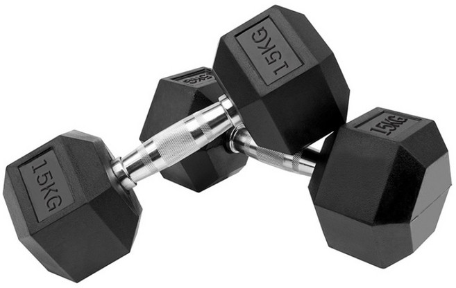 홈짐 홈트 PEV 헥사곤 덤벨 육각 아령, 1개, 15kg
