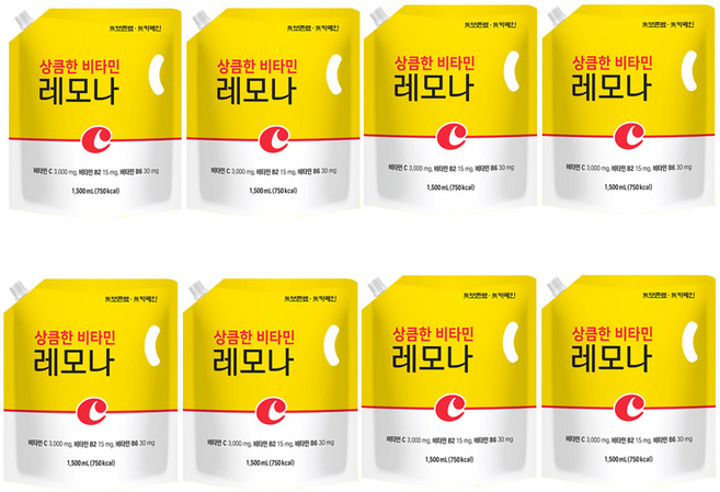 [태웅식품본사] 상큼한비타민 레모나 '하루 한 포 간편한 건강습관' 이제는 물 없이도 레모나! 간편하게 마시는 하루 비타민! 어디서든 누구나!, 8개, 1.5L