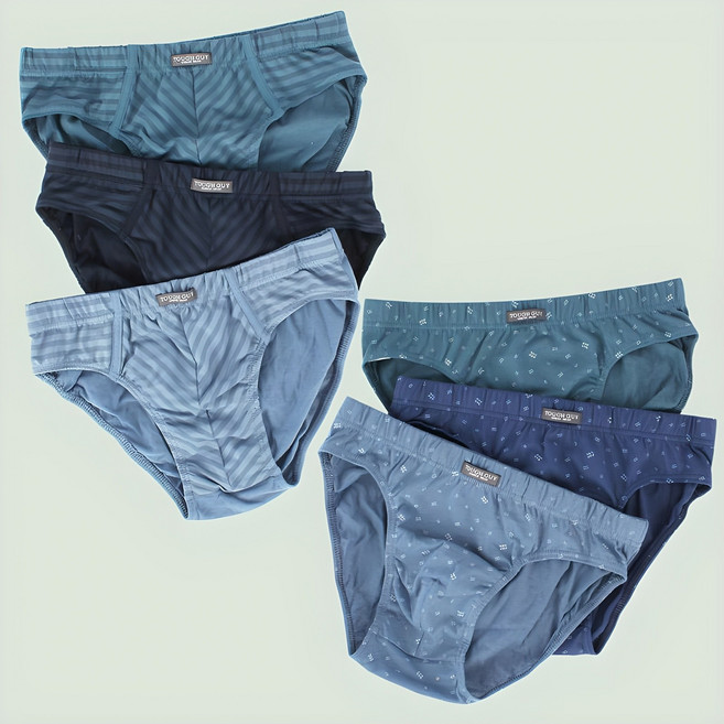 터프가이 코튼원 순면 브리프 남성팬티 6개