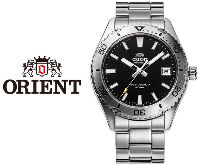 오리엔트 ORIENT 오토매틱 스포츠 마코 블랙 남성 다이버 메탈 시계 RA-AC0Q01B30B