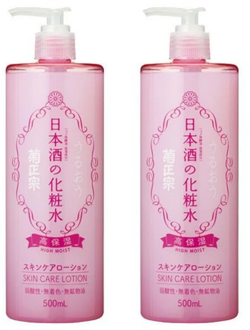 키쿠마사무네 사케 로션 화장수 고보습 대용량 500ml x 2개, 1세트 - 쿠팡