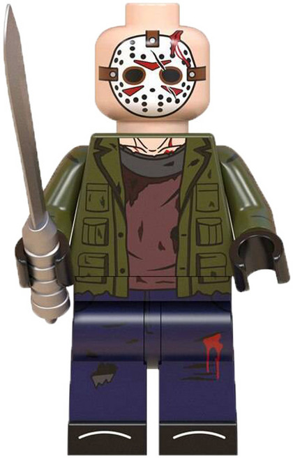 공포/호러 괴수몬스터귀신악마빌런 캐릭터 30종 VER.1 호환블럭 브릭미니피규어 취미/수집/장식/컬렉션용 커스텀 블록피겨, HRR108. 제이슨 2(13일의 금요일), 1개