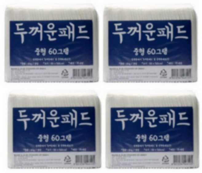 정직한패드 두꺼운 패드 중형 60g, 140개입, 1개