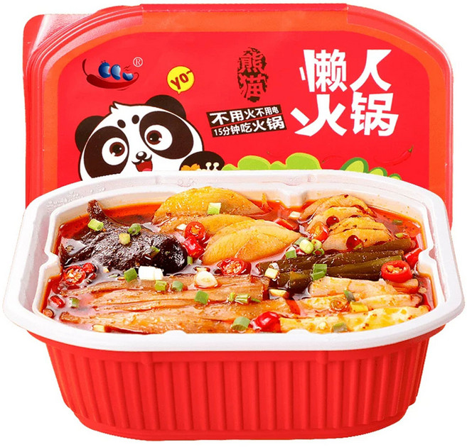 중국식품 팬더 즉석훠궈 마라탕 자가 발열 미니 훠궈 먹방추천, 1개