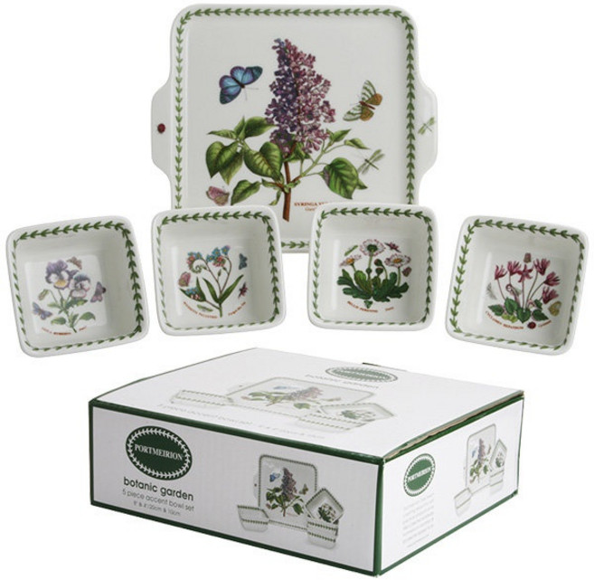 [포트메리온] 보타닉가든 악센트볼5p, 접시1p+사각볼4p, 1개